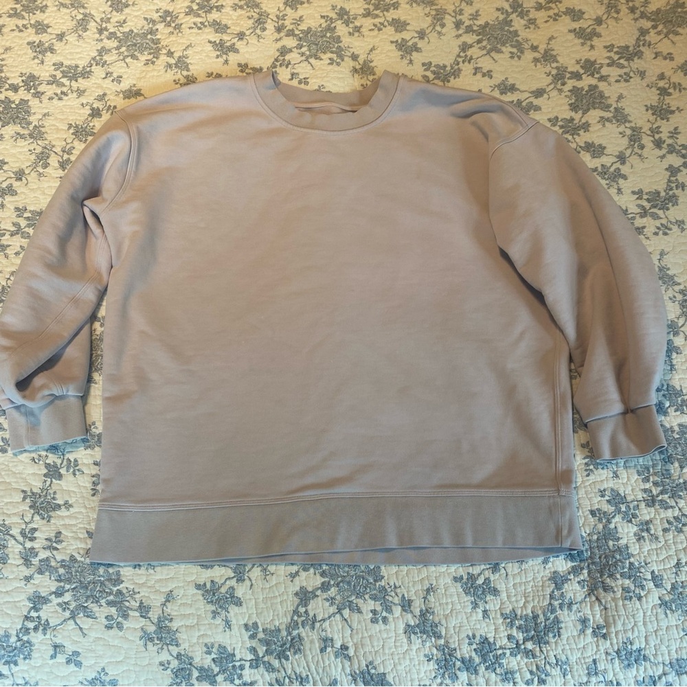 Lululemon Perfectly Oversized Crew Sweatshirt Size 10 Lilac Purple